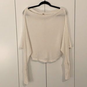 Free People (XS) dolman sleeve thermal top